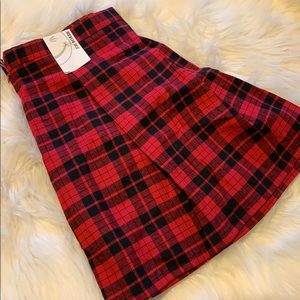 NWT Joe Boxer plaid skirt